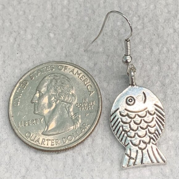 Fish Earring, Fishing Jewelry, Silly Animal Earring, Gift Idea, Novelty Earring - Picture 7 of 8